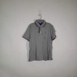 NWT Mens Short Sleeve Collared Custom Fit Polo Shirt Size Large