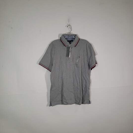 NWT Mens Short Sleeve Collared Custom Fit Polo Shirt Size Large image number 1