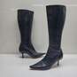 AUTHENTICATED WMNS JIMMY CHOO 17in KNEE HIGH LEATHER BOOTS EU SZ 35.5 image number 1