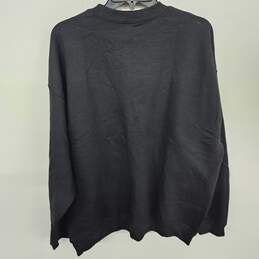 Gildan Heavy Blend Black Crew Neck Sweater alternative image