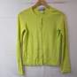 The Works Saks Fifth Ave. Lime Green Button Sweater Women's P image number 1