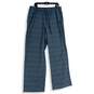 Gap Womens Gray Plaid Elastic Drawstring Waist Wide Leg Pajama Pants Sz XL Tall image number 1