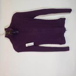 Women's Zip Up Sweater Size M