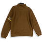 NWT Mens Brown Mock Neck Long Sleeve Ribbed Pullover Sweater Size L image number 2
