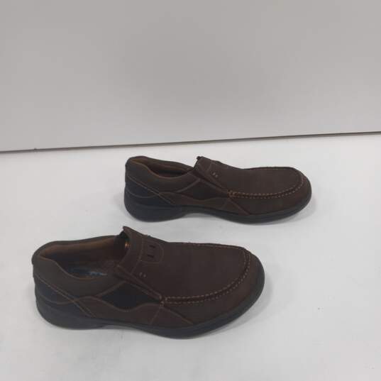 Nunn Bush Men's Slip On Leather Loafers Size 9.5M image number 3
