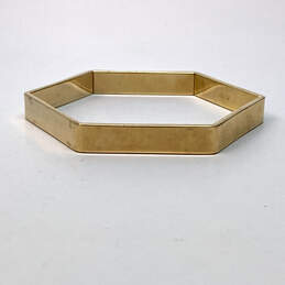 Designer J. Crew Gold-Tone Hexagonal Shape Fashionable Bangle Bracelet alternative image
