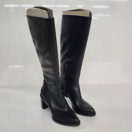 DKNY Black Knee High Heeled Boots No Size