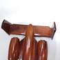 BUNDLE  OF 3 MAHOGANY WOOD JETS w/ 1 Stand image number 4