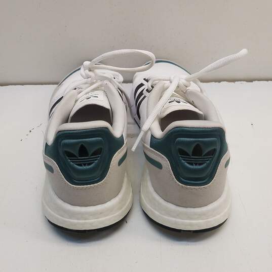 Adidas ZX 2K Boost White Hazy Emerald 7.5 image number 2