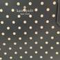 Kate Spade NY Womens Black White Leather Polka Dot Zipper Tote Bag image number 6