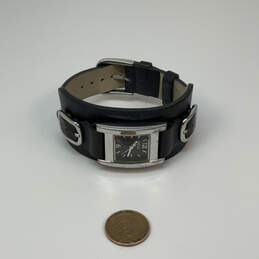 Designer Relic Silver-Tone Square Dial Adjsutable Strap Analog Wristwatch