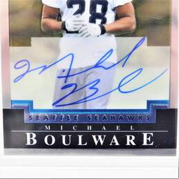 2004 Peter Boulware Bowman Chrome Rookie Autograph Baltimore Ravens alternative image