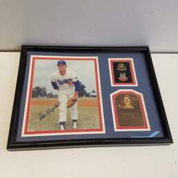 Signed, Framed & Matted 8x10 Photo of Don Drysdale - L.A. Dodgers  with COA