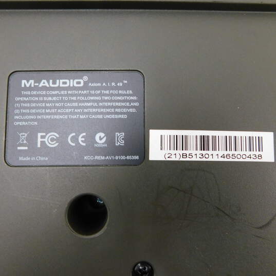 M-Audio Brand Axiom A.I.R. 49 Model USB MIDI Keyboard Controller image number 8