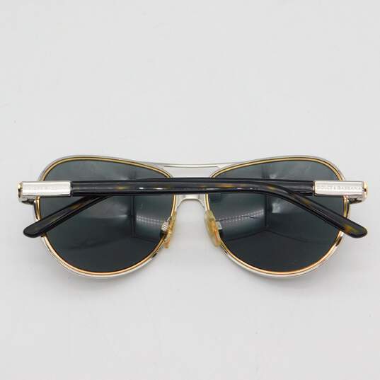 Dolce & Gabbana Gold Silver Aviator Sunglasses image number 10