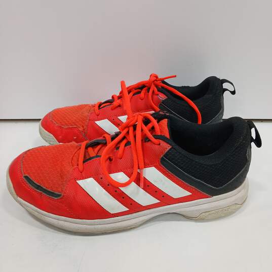 Men's Orange Adidas Shoes Size 9.5 image number 1