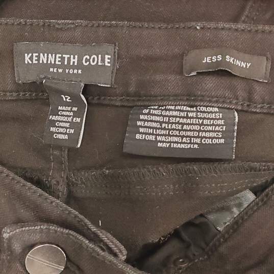 Kenneth Cole Women Black Jeans 12 image number 3