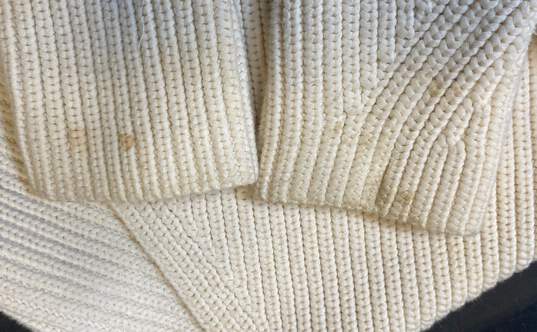 Alexander Wang White Knit Sweater - Size Small image number 7