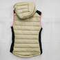 Kari Traa WM's Beige, Black & Pink Puffer Vest & Hood Size S/P image number 2