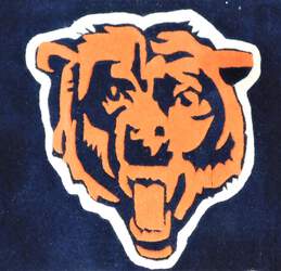 Uline NFL Rug Chicago Bears 5ft x 3ft