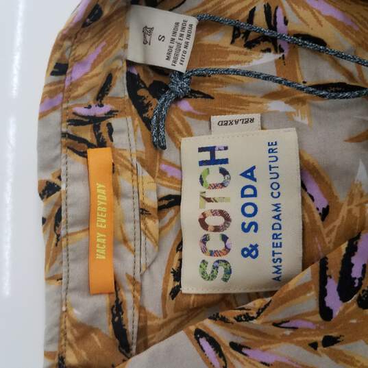 handelaar Disco alias Buy the Vintage Scotch & Soda Tropical Leaf Hawaiian Shirt Size S |  GoodwillFinds
