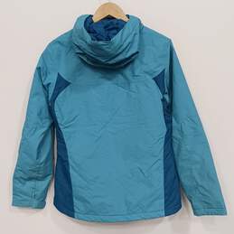 Columbia Women's Thermal Coil Blue Full Zip Hooded Jacket Size M alternative image