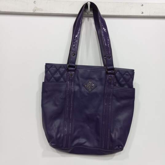 Women's Purple Simply Vera Shoulder Bag Purse image number 1