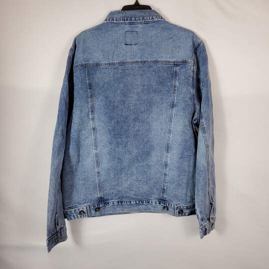 Request Premium Men Light Blue Jean Jacket XL NWT image number 6