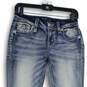 NWT Womens Blue Denim Medium Wash 5-Pocket Design Skinny Leg Jeans Size 26 image number 3