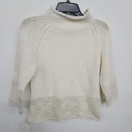 White Knit Sweater alternative image