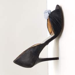 Badgley Mischka Women's Black Open Toe Heels Size 8