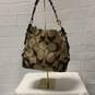 Brown and Gold Coach Handbag Certified Authenticated image number 3