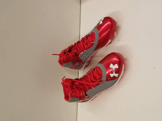 Under Armour Men's Cleats Red Size 6.5 image number 3
