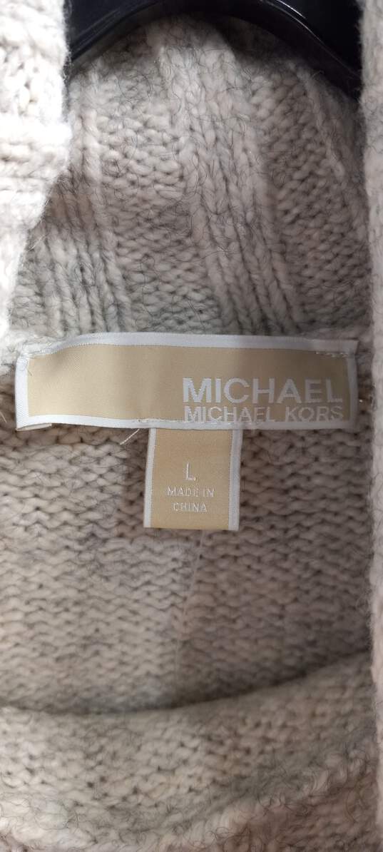 Women's Michael Kors Size Large Tan Sweater image number 3