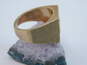 Men's Vintage 10K Yellow Gold 0.12 CTTW Round Diamond Service Ring 15.8g image number 5