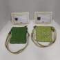 Pair of Authentic COACH Green Crossbody Purses image number 3