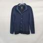 Mountain Hardware Blue Wool Blend Button Up Knit Sweater WM Size S image number 1