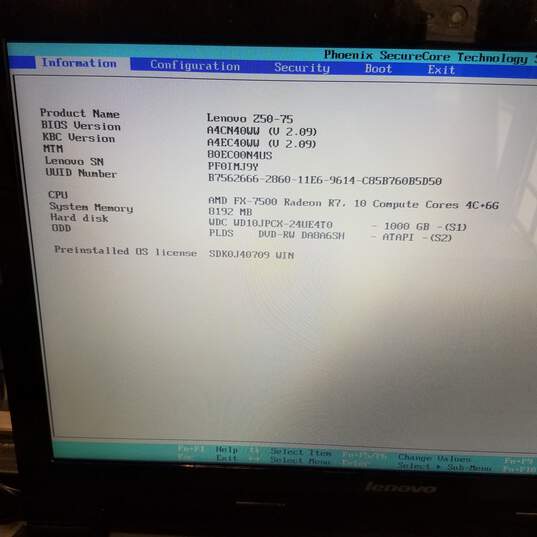Lenovo Z50-75 15in Laptop AMD FX-7500 CPU 8GB RAM 1TB HDD image number 9