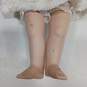 Vintage Porcelain Doll w/ White Faux Fur Coat image number 4