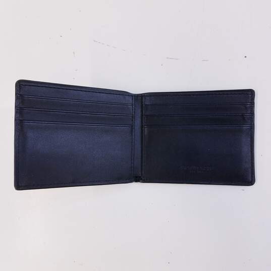 Michael Kors Saffiano Leather Men's Bifold Wallet Navy image number 7