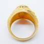 10K Yellow Gold Ruby Class Ring 12.5g image number 3