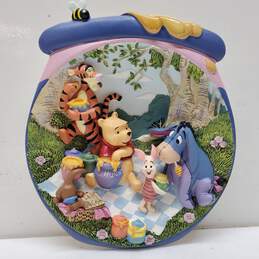 The Bradford Exchange A Pooh-ish Sort of Picnic Collector's Plate alternative image