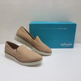 Softwalk Ivory Suede Whistle Sand Loafers Sz 8.5