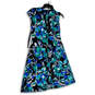 Womens Multicolor Tropical Floral Sleeveless Cap Sleeve A-Line Dress Sz 8P image number 2