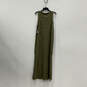NWT Womens Green Animal Print Sleeveless Round Neck Maxi Dress Size Small image number 2
