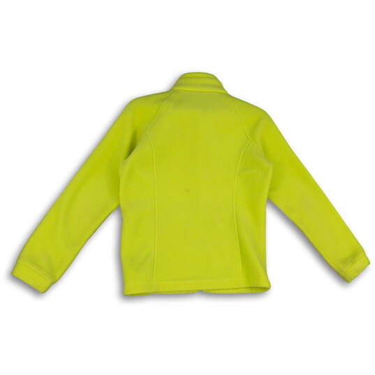 Girls Green Benton Springs Collared Fleece Full-Zip Jacket Size Large image number 2