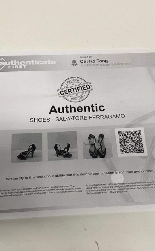 Salvatore Ferragamo Black heel Heel Women 8 image number 10