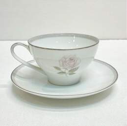 Noritake Horizon Porcelain Tea Cups and Saucers Fine China 8 Pc. Set alternative image