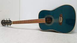 Washburn Oscar Schmidt 0G1TBL Green Acoustic Guitar