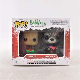 Funko Pop! Marvel Guardians of the Galaxy Rocket and Groot Holiday Bobblers